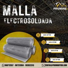 MALLA ELECTROSOLDADA 3X3-4X4 GALVANIZADA PROMINE PERU